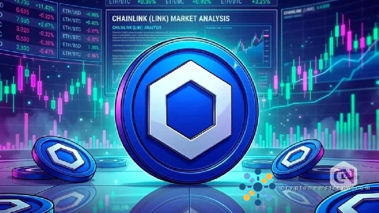 LINK Cryptocurrency Holds Steady Near Crucial Floor, Setting Stage for Potential Upsurge